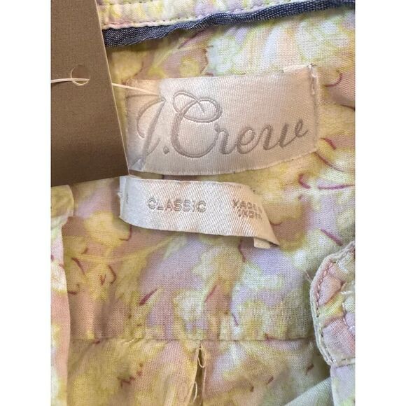 J.Crew Classic Fit Button-Down Shirt | Re-Imagined Floral Print |100% Cotton S - Picture 9 of 14